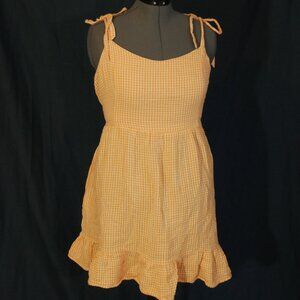 orange and white dress size XXL